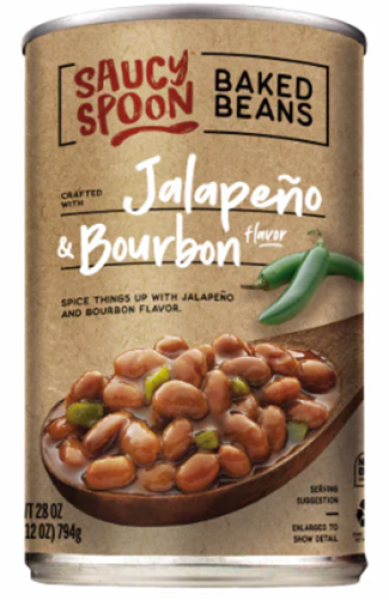 SAUCY SPOON Baked Beans 'Jalapeno & Bourbon' Flavor 794 gr Glutenfree
